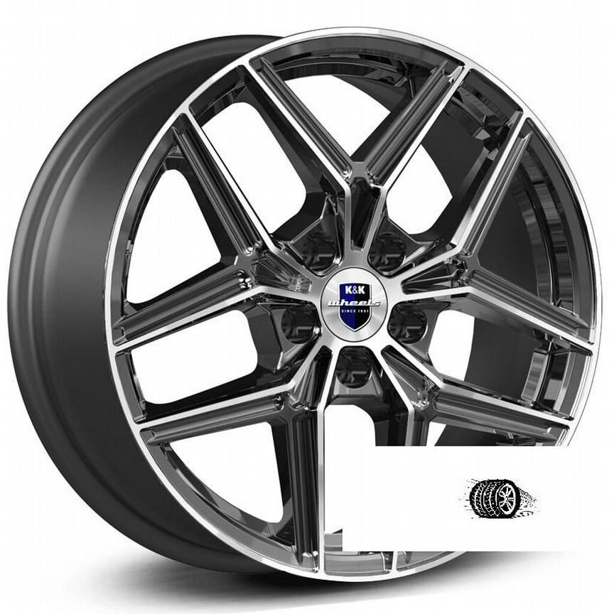 Литые диски K&K 7×R17 5×112