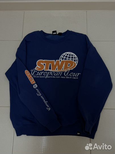 Толстовка синяя