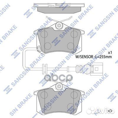 Колодки тормозные skoda fabia 99-08/VW polo 01