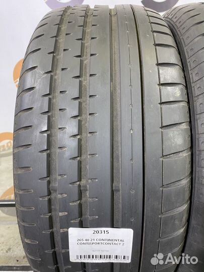 Continental ContiSportContact 2 265/40 R21