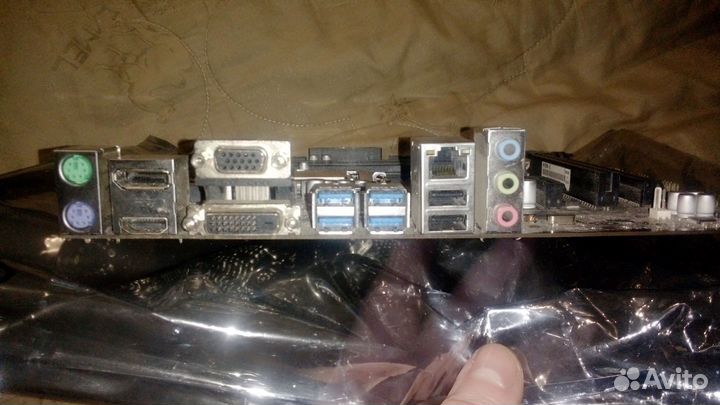 Мат. плата Asus s1151 + проц G4400