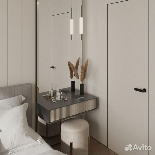 Дверь скрытая, под отделку