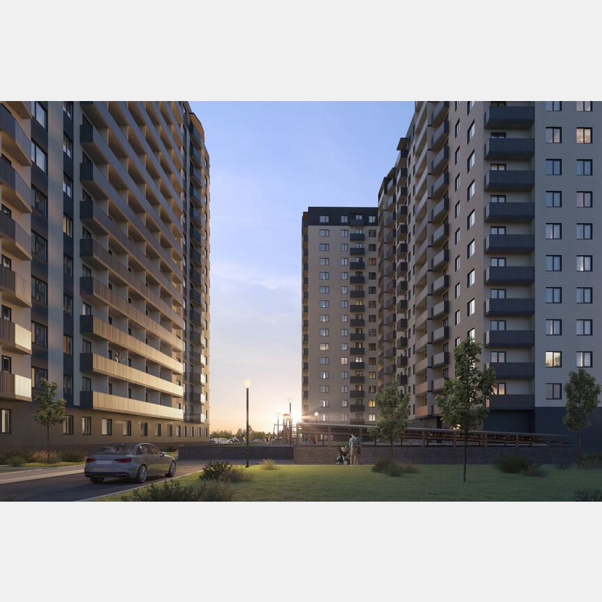 2-к. квартира, 44 м², 15/16 эт.