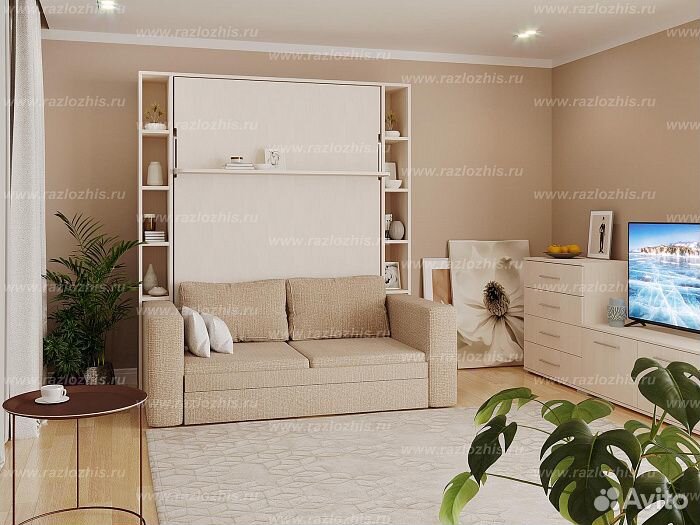 2в1 Шкаф-кровать с диваном