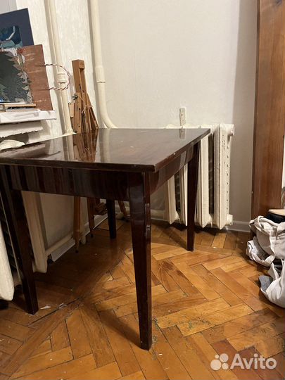 Стол советский дерево лакированный