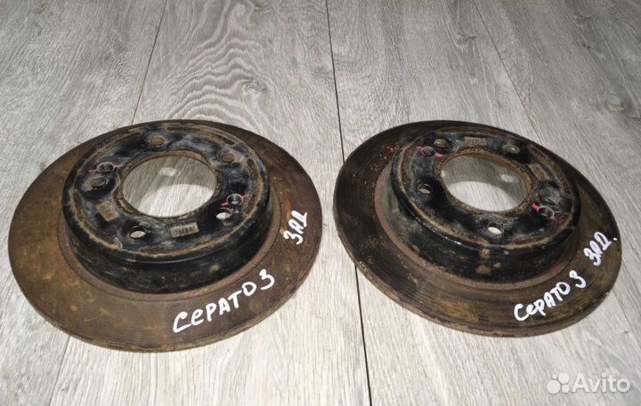 Диск тормозной задний Kia Cerato 3 YD 2017