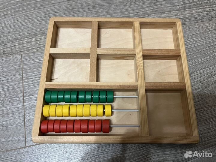 Счеты монтессори детские