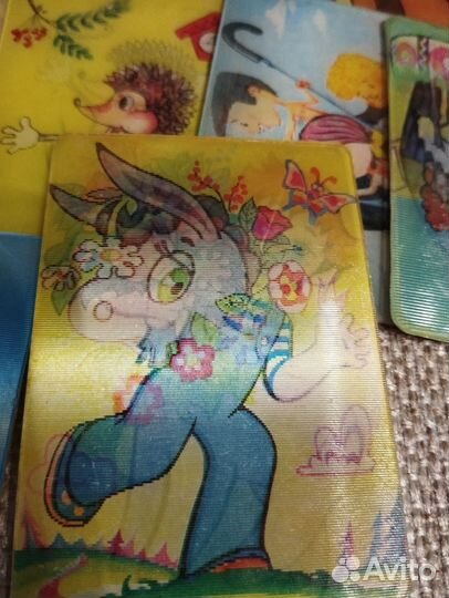 Переливные календарики СССР