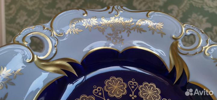 Роскошное фарфоровое блюдо от Weimar