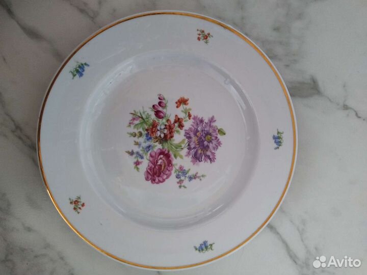Посуда Мейсенский цветок 1950-60 СССР