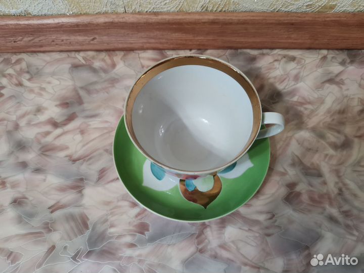 Большая чайная пара Дулево СССР