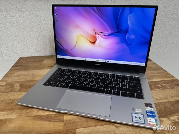 2023 Huawei D14 8 ядер Core i5-1135G7 SSD 512Gb