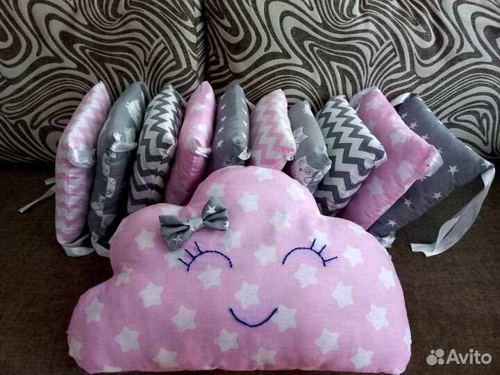 Бортики в детскую кроватку