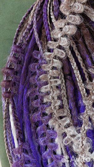 Комплект де косы и дреды