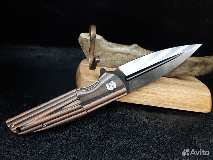 Bestech Fin Blackwash/Satin сталь 14C28N