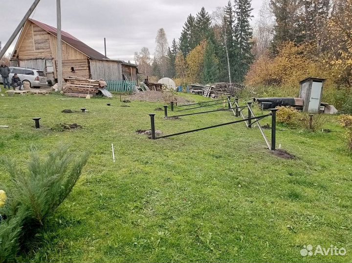 Винтовые сваи под ключ с установкой