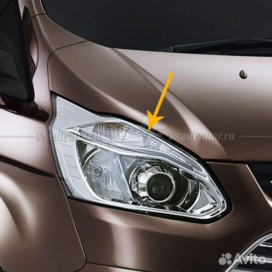 Стекло для фары Ford Tourneo Custom (2012-2018) Ле
