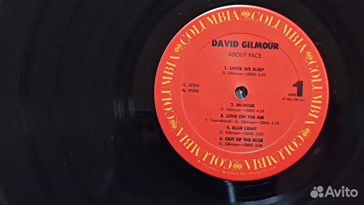 David Gilmour – About Face LP US