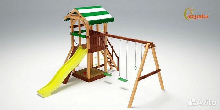 Игровой домик с крышей Савушка 4 сезона 4