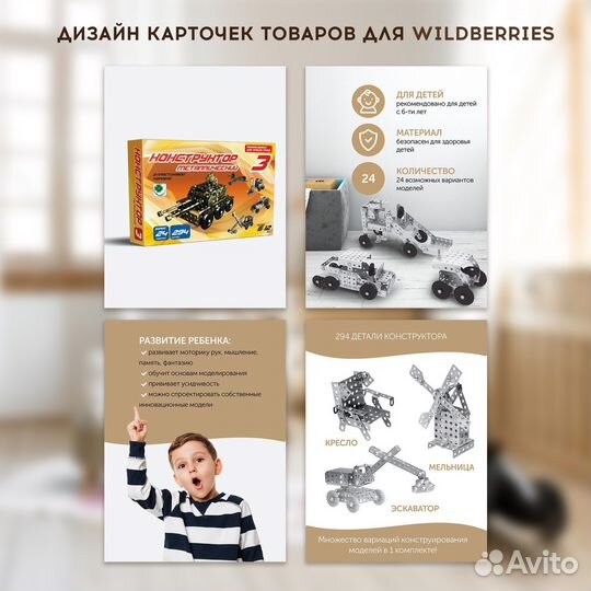 Дизайнер инфографики для маркетплейс