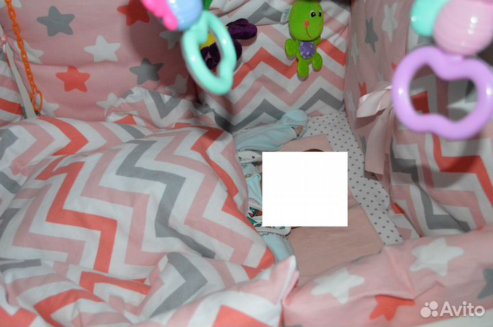 Комплект постельного белья в кроватку