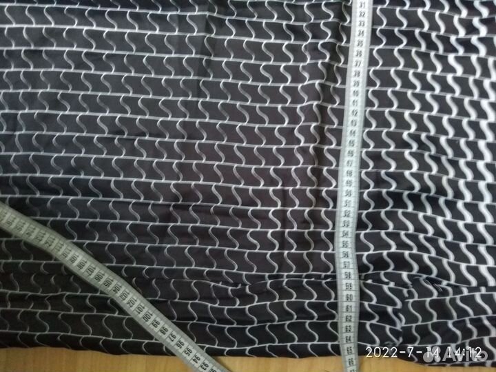 Ткань-шелк в полоски СССР