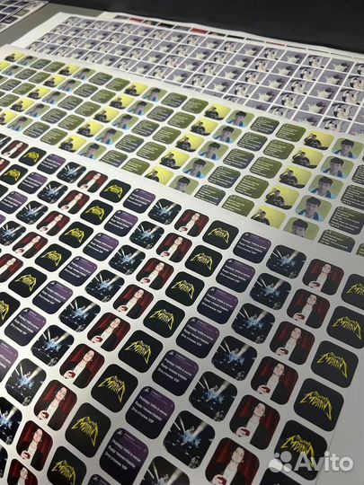 Печать наклеек стикеров для бизнеса