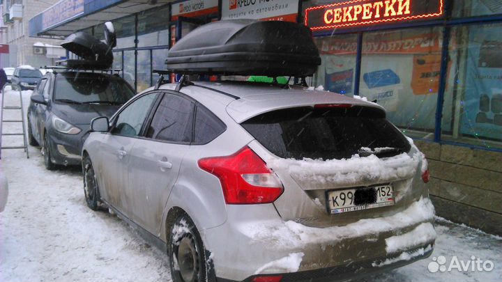 Багажник бокс на крышу Ford Focus 3 (2011-2019)