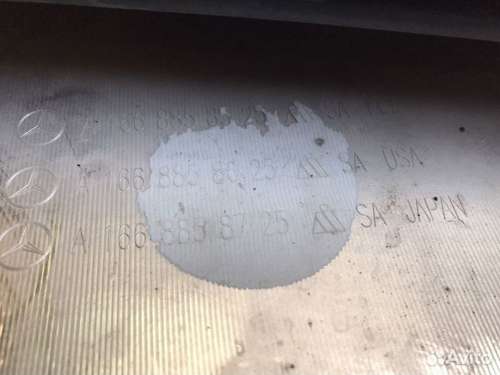 Накладка на Передний бампер Мерседес W166