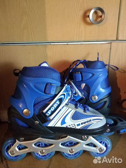 Роликовые коньки детские раздвижные