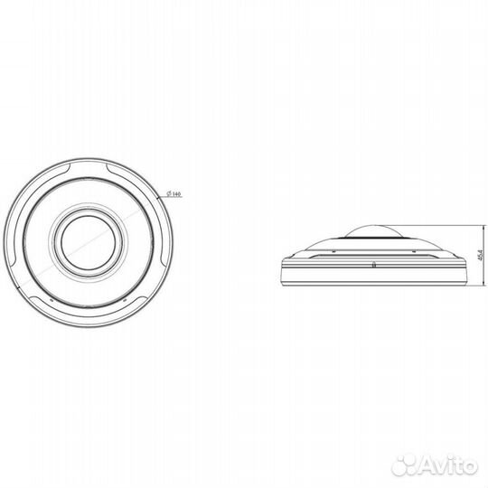 Smartec STC-IPM12140A/1 Estima ip-камера fisheye