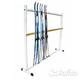 Стойка для беговых лыж односторонняя на 10 пар