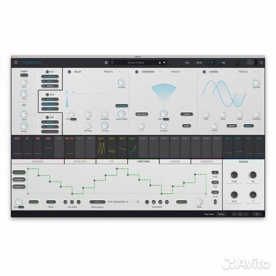 Програмное обеспечение Arturia Pigments 4 (electro