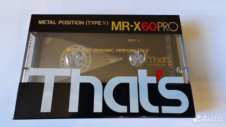 Аудиокассета Thats MR-X 60 Metal Japan