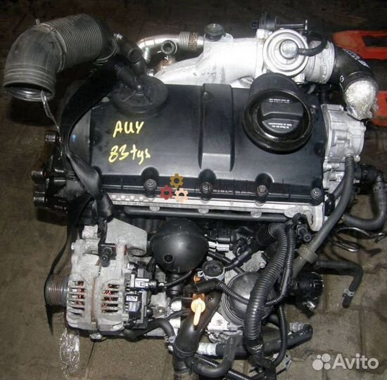 Двигатель AUY volkswagen sharan 1.9 дизель