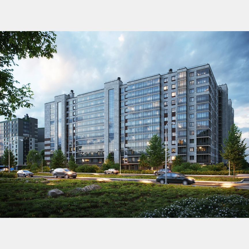 1-к. квартира, 46 м², 7/12 эт.