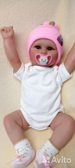 Кукла реборн новая 50 см.можно купать