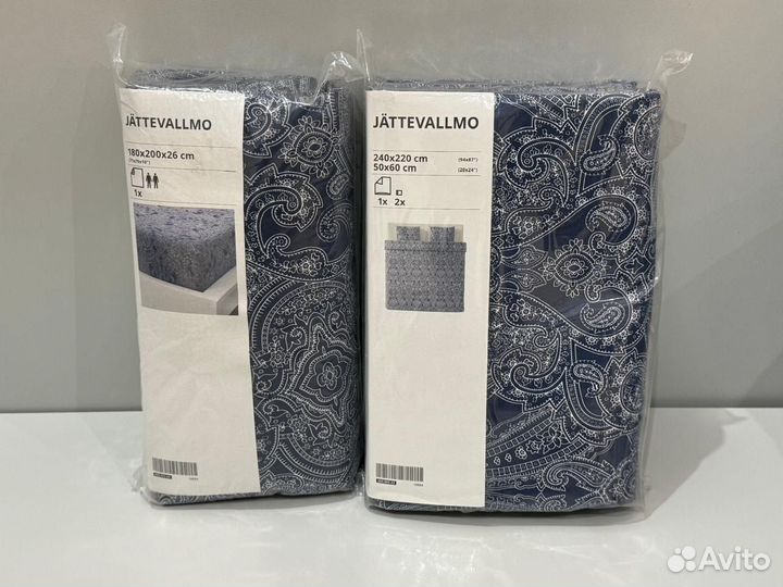 Постельное белье IKEA jattevallmo евро