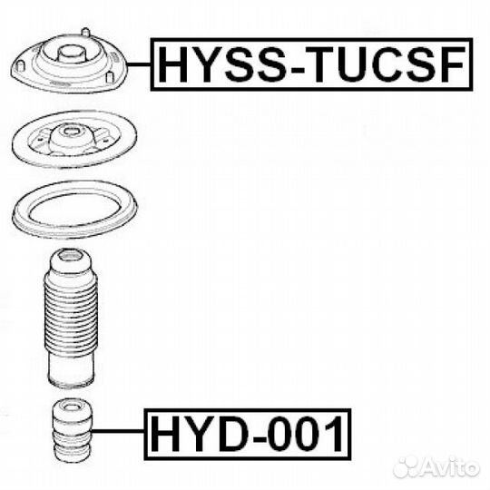 Отбойник амортизатора hyundai tucson, kia sportage