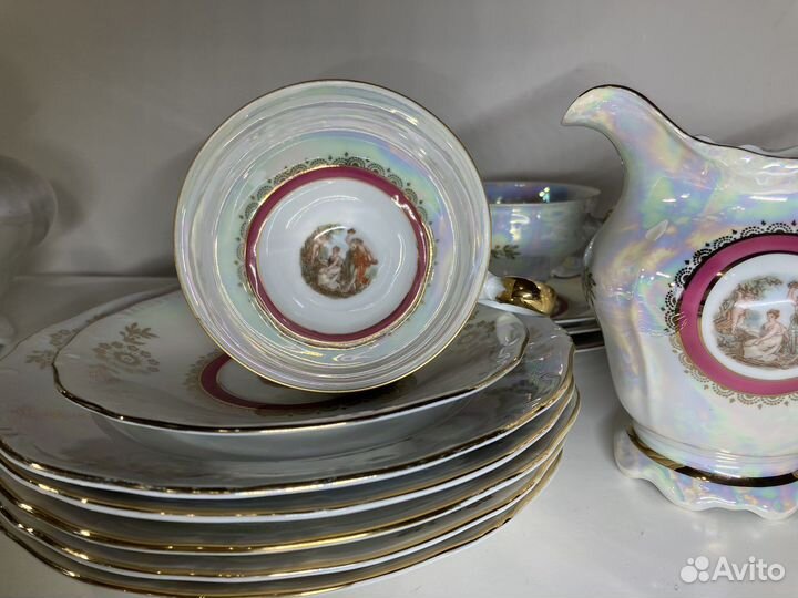 Фарфоровый чайный сервиз Weimar porzellan