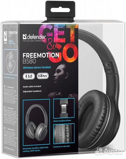 Беспроводные наушники Defender FreeMotion B580