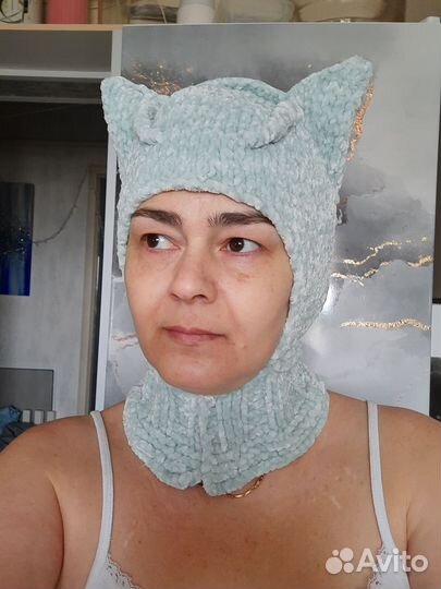 Шапка шлем зимний