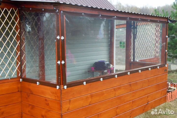 Мягкие окна пвх уличные шторы