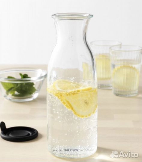 Графин икея 1 литр с крышкой новые