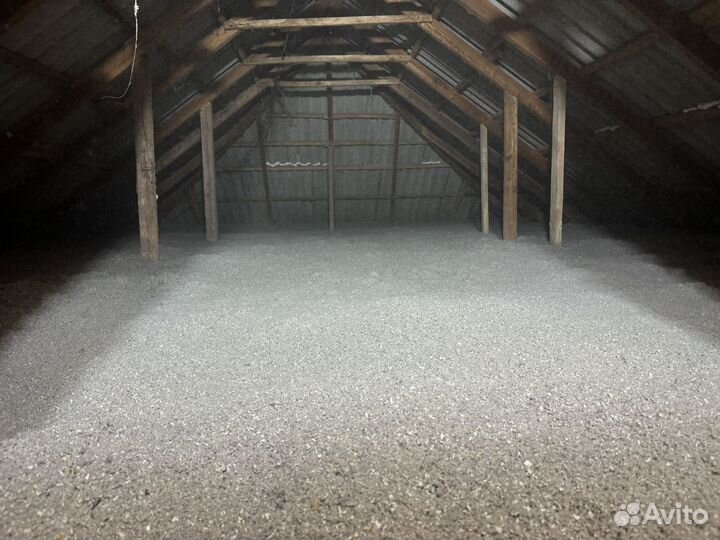 Утепление эковатой помещений