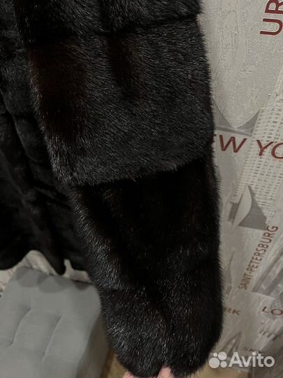 Шуба норковая 42 44 бу
