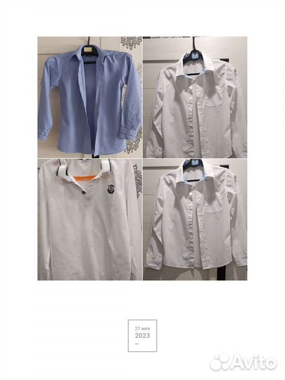 Рубашки детские