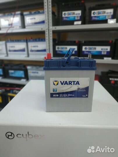 Аккумулятор 40Ah Varta 330A прямой полярности A15