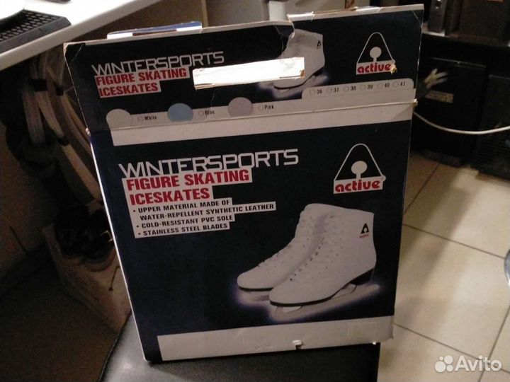 Хоккейные коньки bauer 37 размер