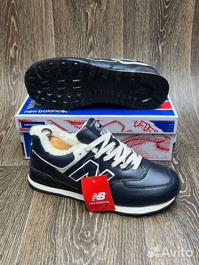 Кроссовки New balance 574 с мехом мужские